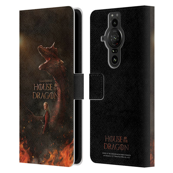 House Of The Dragon: Television Series Key Art Poster 2 Leather Book Wallet Case Cover For Sony Xperia Pro-I