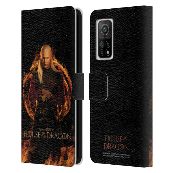 House Of The Dragon: Television Series Key Art Daemon Leather Book Wallet Case Cover For Xiaomi Mi 10T 5G