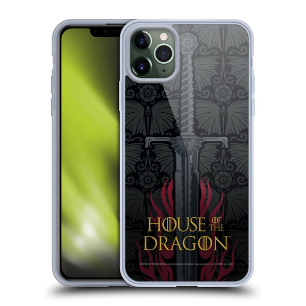 House Of The Dragon: Television Series Graphics Sword Soft Gel Case for Apple iPhone 11 Pro Max