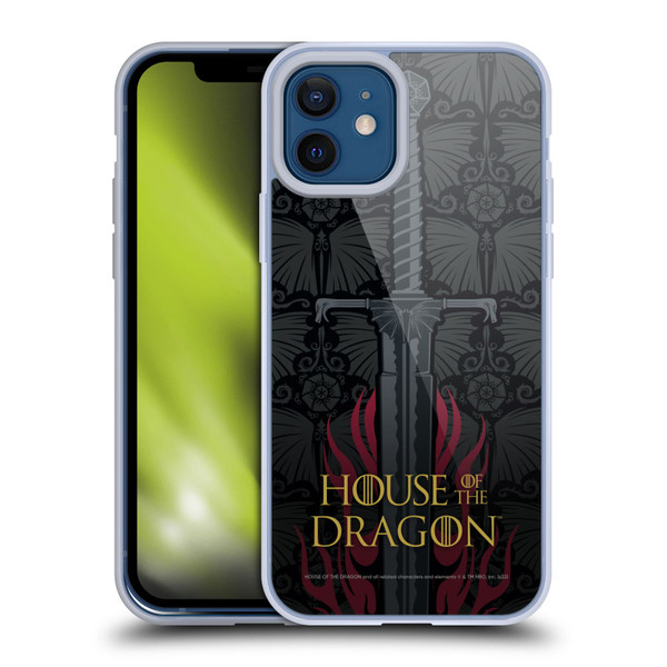 House Of The Dragon: Television Series Graphics Sword Soft Gel Case for Apple iPhone 12 / iPhone 12 Pro