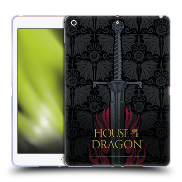 House Of The Dragon: Television Series Graphics Sword Soft Gel Case for Apple iPad 10.2 2019/2020/2021