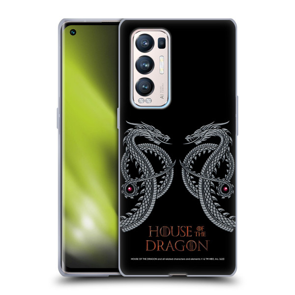 House Of The Dragon: Television Series Graphics Dragon Soft Gel Case for OPPO Find X3 Neo / Reno5 Pro+ 5G