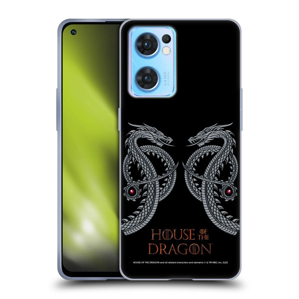 House Of The Dragon: Television Series Graphics Dragon Soft Gel Case for OPPO Reno7 5G / Find X5 Lite