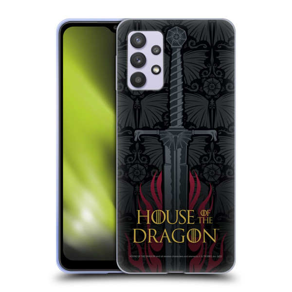 House Of The Dragon: Television Series Graphics Sword Soft Gel Case for Samsung Galaxy A32 5G / M32 5G (2021)