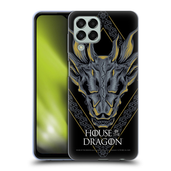 House Of The Dragon: Television Series Graphics Dragon Head Soft Gel Case for Samsung Galaxy M33 (2022)