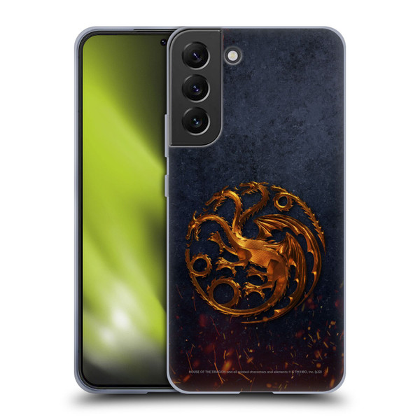 House Of The Dragon: Television Series Graphics Targaryen Emblem Soft Gel Case for Samsung Galaxy S22+ 5G