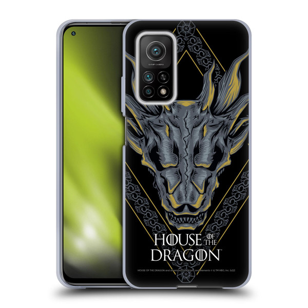 House Of The Dragon: Television Series Graphics Dragon Head Soft Gel Case for Xiaomi Mi 10T 5G