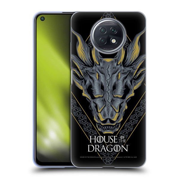 House Of The Dragon: Television Series Graphics Dragon Head Soft Gel Case for Xiaomi Redmi Note 9T 5G