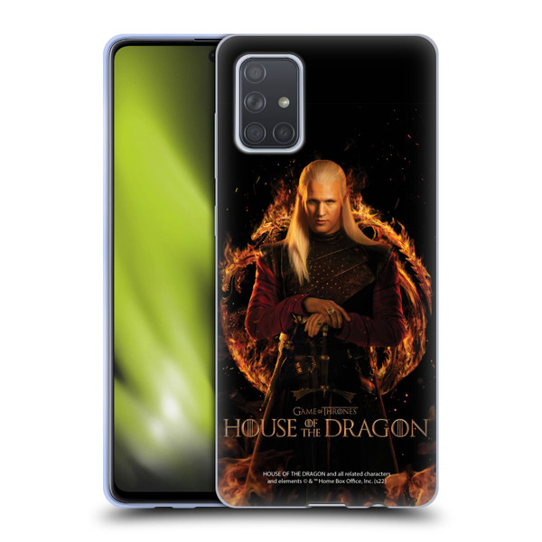 House Of The Dragon: Television Series Key Art Daemon Soft Gel Case for Samsung Galaxy A71 (2019)