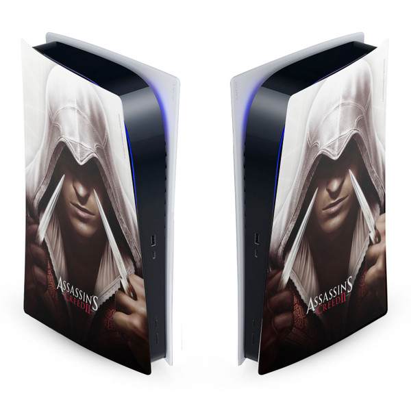 Assassin's Creed II Graphics Ezio Vinyl Sticker Skin Decal Cover for Sony PS5 Digital Edition Console