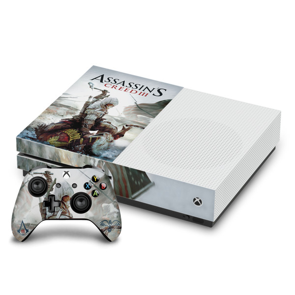 Assassin's Creed III Graphics Game Cover Vinyl Sticker Skin Decal Cover for Microsoft One S Console & Controller