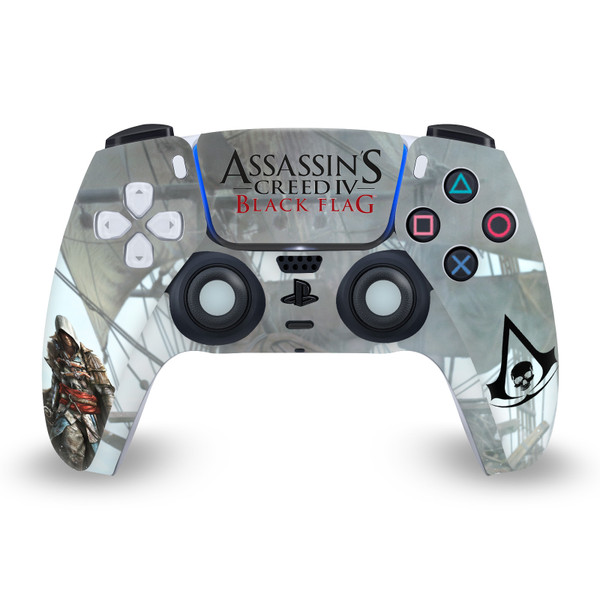 Assassin's Creed Black Flag Graphics Edward Kenway Key Art Vinyl Sticker Skin Decal Cover for Sony PS5 Sony DualSense Controller