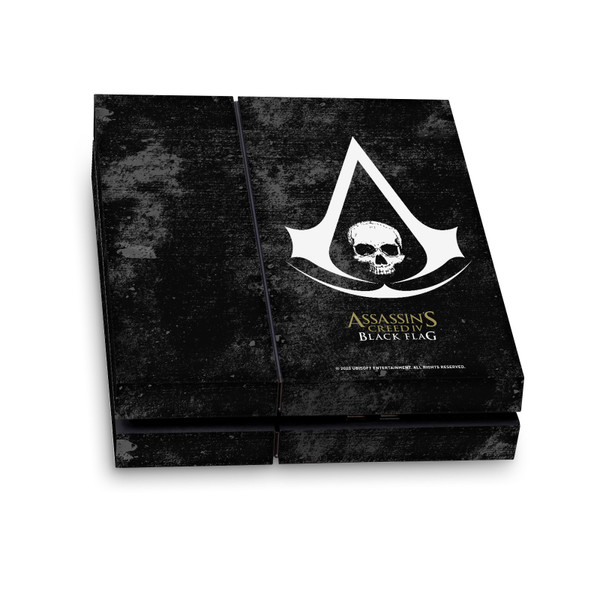 Assassin's Creed Black Flag Logos Grunge Vinyl Sticker Skin Decal Cover for Sony PS4 Console