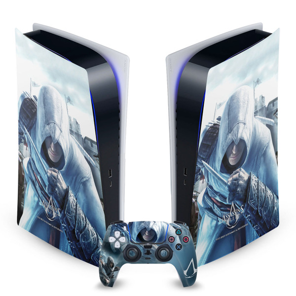 Assassin's Creed Key Art Altaïr Hidden Blade Vinyl Sticker Skin Decal Cover for Sony PS5 Digital Edition Bundle