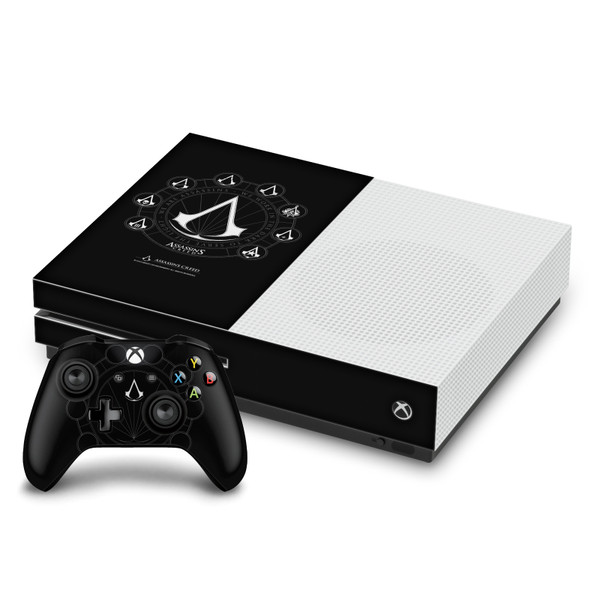 Assassin's Creed Legacy Logo Crests Vinyl Sticker Skin Decal Cover for Microsoft One S Console & Controller