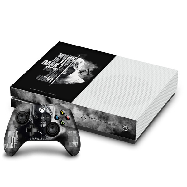 Assassin's Creed Legacy Typography Half Vinyl Sticker Skin Decal Cover for Microsoft One S Console & Controller