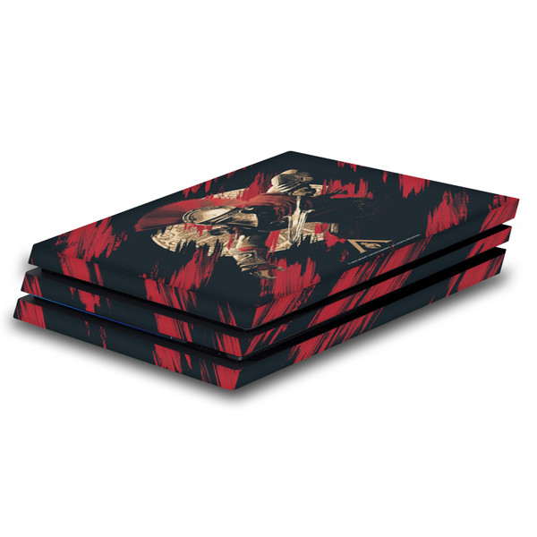 Assassin's Creed Odyssey Artwork Alexios With Spear Vinyl Sticker Skin Decal Cover for Sony PS4 Pro Console