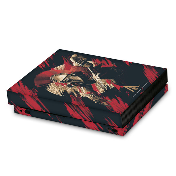 Assassin's Creed Odyssey Artwork Alexios With Spear Vinyl Sticker Skin Decal Cover for Microsoft Xbox One X Console