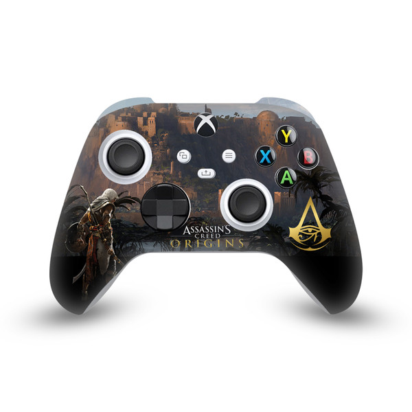 Assassin's Creed Origins Character Art Bayek Crest Vinyl Sticker Skin Decal Cover for Microsoft Xbox Series X / Series S Controller