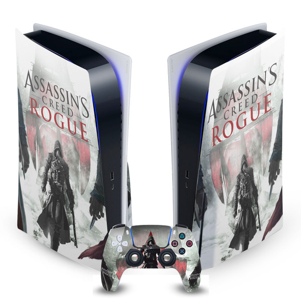Assassin's Creed Rogue Key Art Game Cover Vinyl Sticker Skin Decal Cover for Sony PS5 Disc Edition Bundle