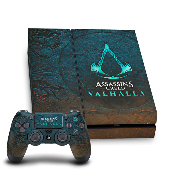 Assassin's Creed Valhalla Key Art Logo Vinyl Sticker Skin Decal Cover for Sony PS4 Console & Controller