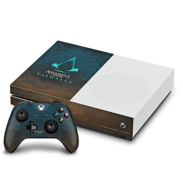 Assassin's Creed Valhalla Key Art Logo Vinyl Sticker Skin Decal Cover for Microsoft One S Console & Controller