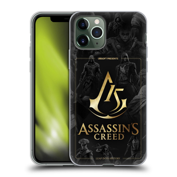 Assassin's Creed 15th Anniversary Graphics Crest Key Art Soft Gel Case for Apple iPhone 11 Pro
