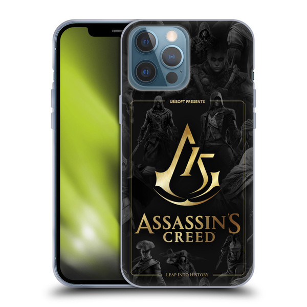 Assassin's Creed 15th Anniversary Graphics Crest Key Art Soft Gel Case for Apple iPhone 13 Pro Max