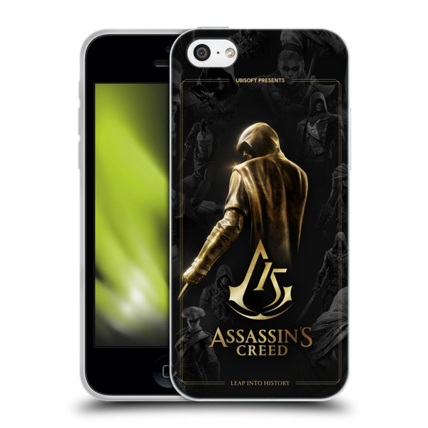 Assassin's Creed 15th Anniversary Graphics Key Art Soft Gel Case for Apple iPhone 5c