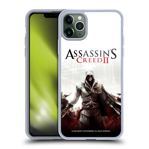 Assassin's Creed II Key Art Ezio 2 Soft Gel Case for Apple iPhone 11 Pro Max