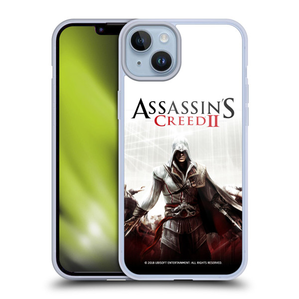 Assassin's Creed II Key Art Ezio 2 Soft Gel Case for Apple iPhone 14 Plus