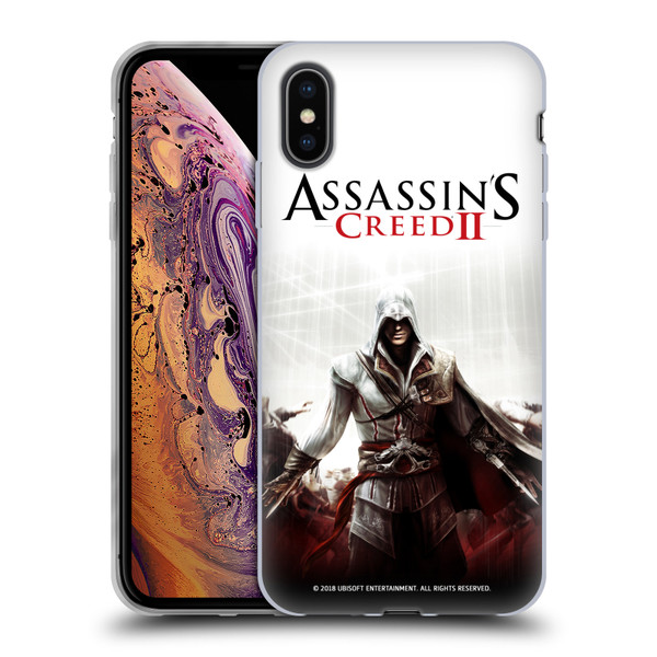 Assassin's Creed II Key Art Ezio 2 Soft Gel Case for Apple iPhone XS Max