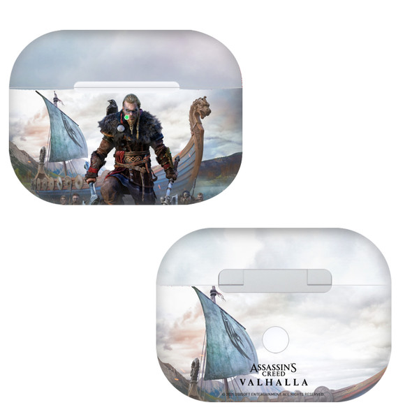 Assassin's Creed Valhalla Key Art Male Eivor 2 Vinyl Sticker Skin Decal Cover for Apple AirPods Pro Charging Case