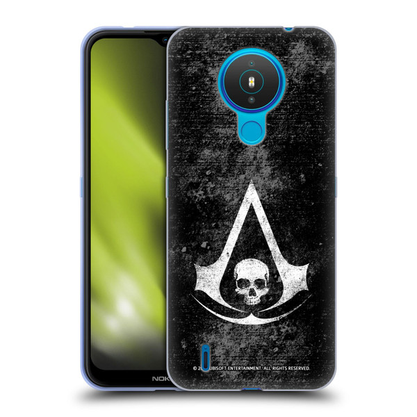 Assassin's Creed Black Flag Logos Grunge Soft Gel Case for Nokia 1.4