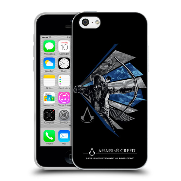 Assassin's Creed Legacy Character Artwork Bow Soft Gel Case for Apple iPhone 5c