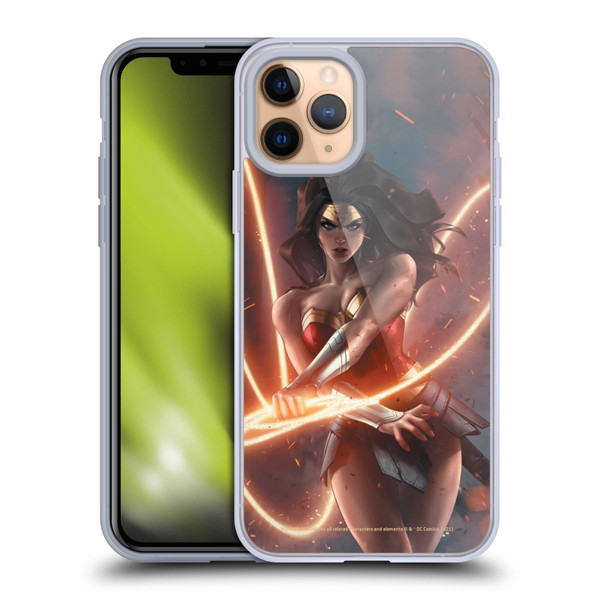 Wonder Woman DC Comics Comic Book Cover Dark Nights Death Metal #1 Soft Gel Case for Apple iPhone 11 Pro