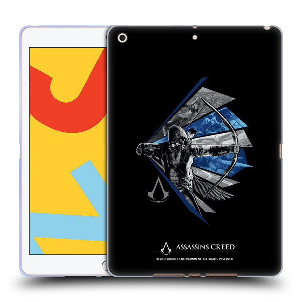 Assassin's Creed Legacy Character Artwork Bow Soft Gel Case for Apple iPad 10.2 2019/2020/2021