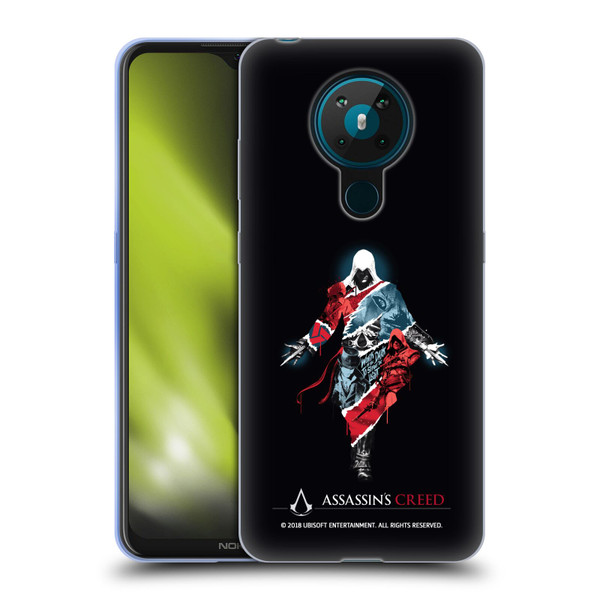 Assassin's Creed Legacy Character Artwork Double Exposure Soft Gel Case for Nokia 5.3