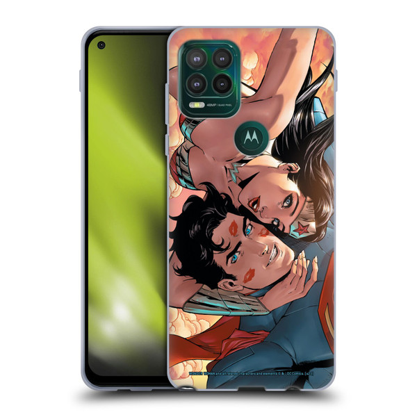 Wonder Woman DC Comics Comic Book Cover Superman #11 Soft Gel Case for Motorola Moto G Stylus 5G 2021