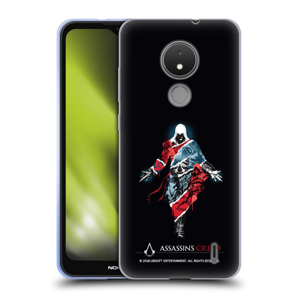 Assassin's Creed Legacy Character Artwork Double Exposure Soft Gel Case for Nokia C21