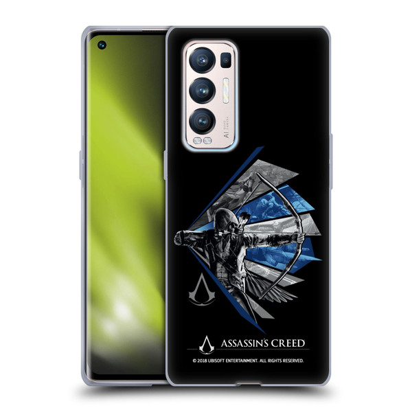 Assassin's Creed Legacy Character Artwork Bow Soft Gel Case for OPPO Find X3 Neo / Reno5 Pro+ 5G