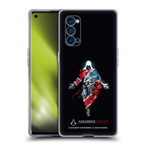 Assassin's Creed Legacy Character Artwork Double Exposure Soft Gel Case for OPPO Reno 4 Pro 5G