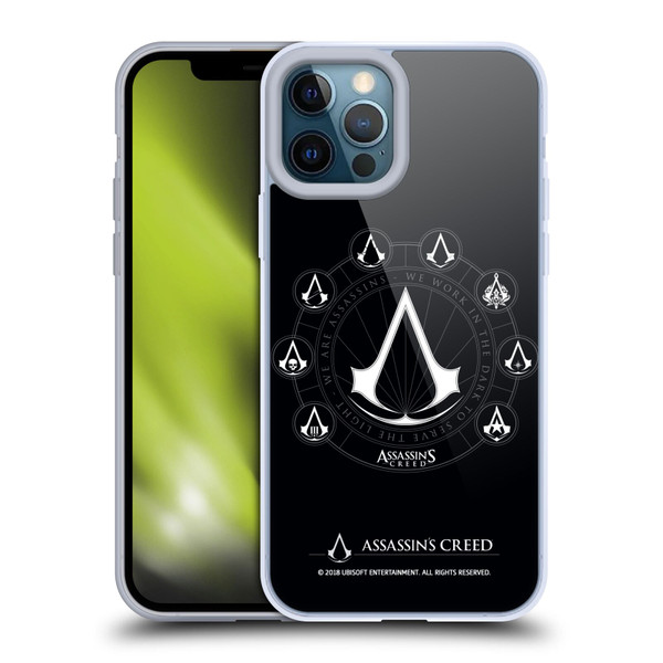 Assassin's Creed Legacy Logo Crests Soft Gel Case for Apple iPhone 12 Pro Max