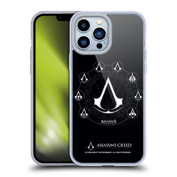 Assassin's Creed Legacy Logo Crests Soft Gel Case for Apple iPhone 13 Pro Max