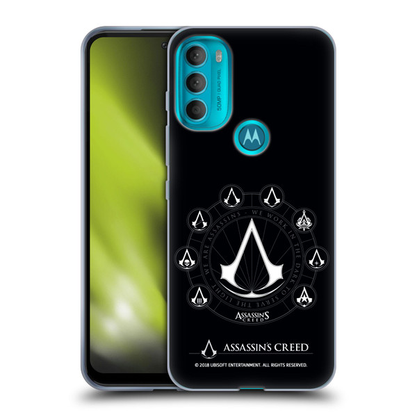 Assassin's Creed Legacy Logo Crests Soft Gel Case for Motorola Moto G71 5G