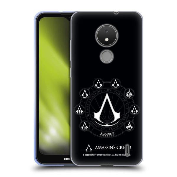Assassin's Creed Legacy Logo Crests Soft Gel Case for Nokia C21