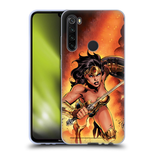 Wonder Woman DC Comics Comic Book Cover Justice League #4 2018 Soft Gel Case for Xiaomi Redmi Note 8T