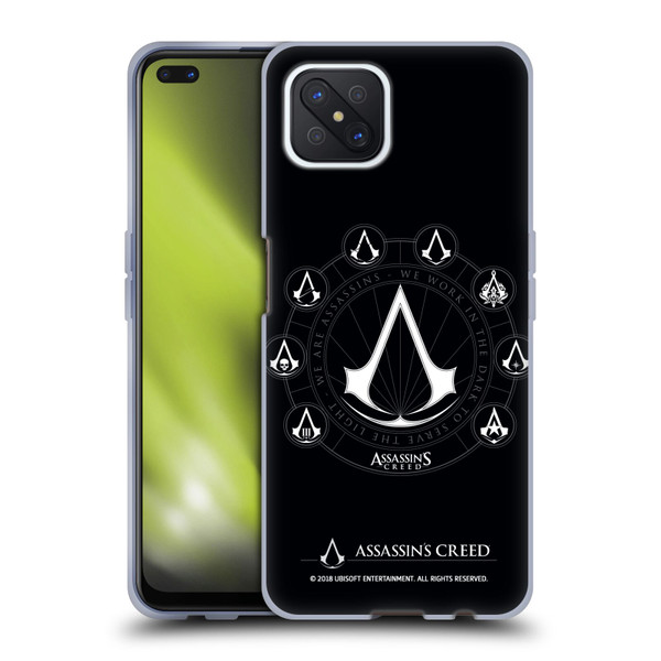 Assassin's Creed Legacy Logo Crests Soft Gel Case for OPPO Reno4 Z 5G