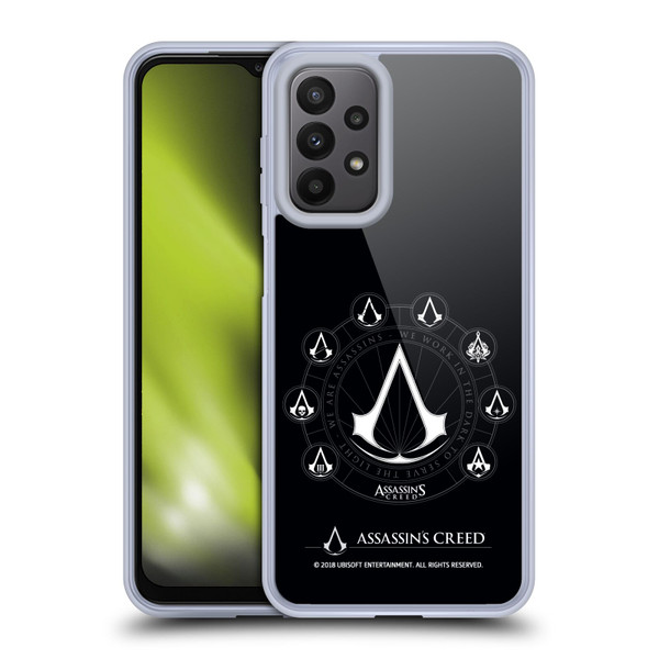Assassin's Creed Legacy Logo Crests Soft Gel Case for Samsung Galaxy A23 / 5G (2022)