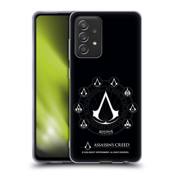 Assassin's Creed Legacy Logo Crests Soft Gel Case for Samsung Galaxy A52 / A52s / 5G (2021)
